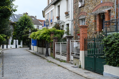 The parisian street Irénée Blanc in the East of Paris.