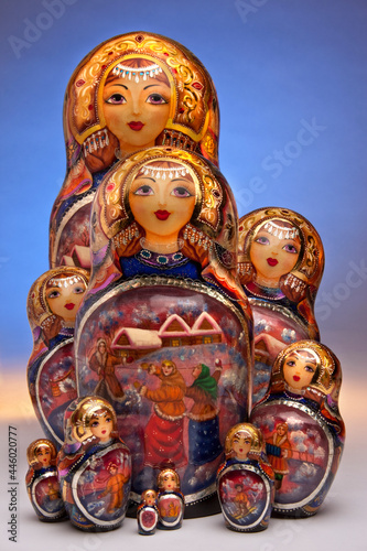 Russian Matryoshka Doll Set