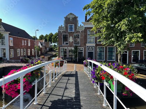 The old town of Dokkum in Friesland photo