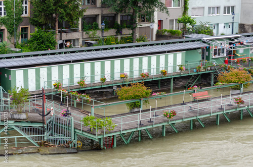 Rheinbad St. Johann, Basel, Suisse