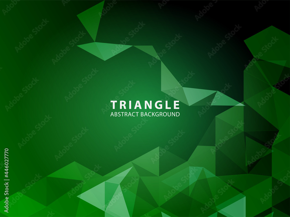 Fototapeta premium Vector of modern abstract triangular background - Vector