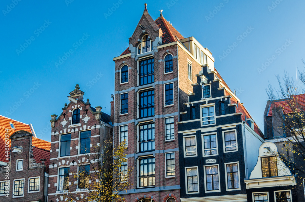 Architectural detail in Amsterdam, the Netherlands