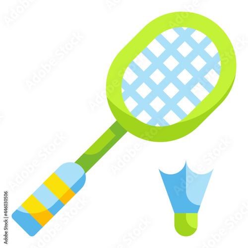 badminton flat icon