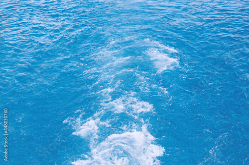 Blue sea surface, top view © martina87