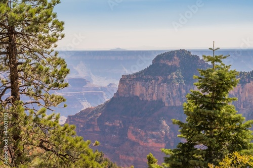 An overlooking landscape view of Grand Canyon National Park  Arizona