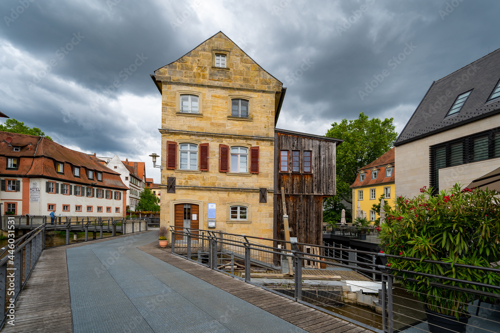 Bamberg, Brückenrathaus, Altstadt, Bayern, Deutschland, Regnitz, Klein Venedig, Geyerswörthsteg, Historische Altstadt Bamberg, Brückenrathaus, Altstadt, Bayern, Deutschland, Regnitz, Klein Venedig, Geyerswörthsteg, Historische Altstadt
