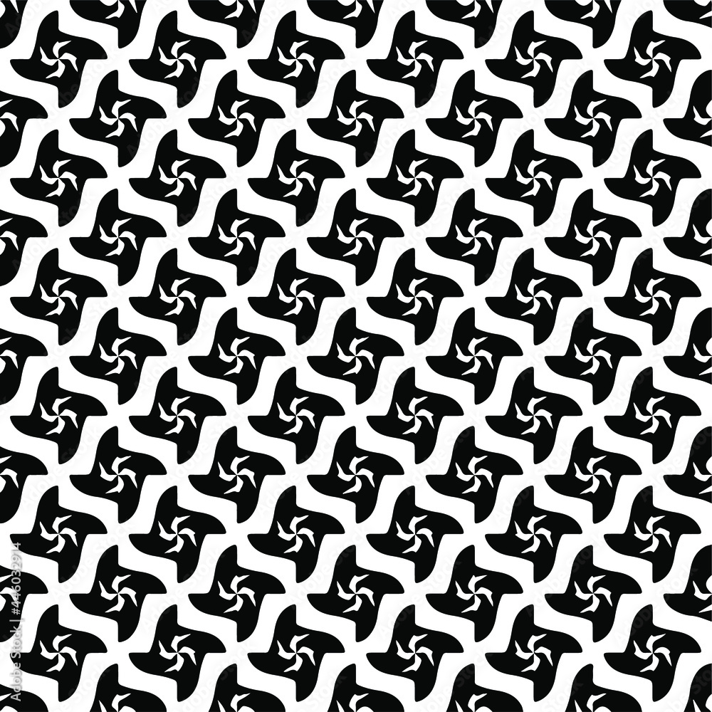 Seamless vector pattern in geometric ornamental style. Black and white pattern.
Seamless vector pattern in geometric ornamental style. Black and white pattern.