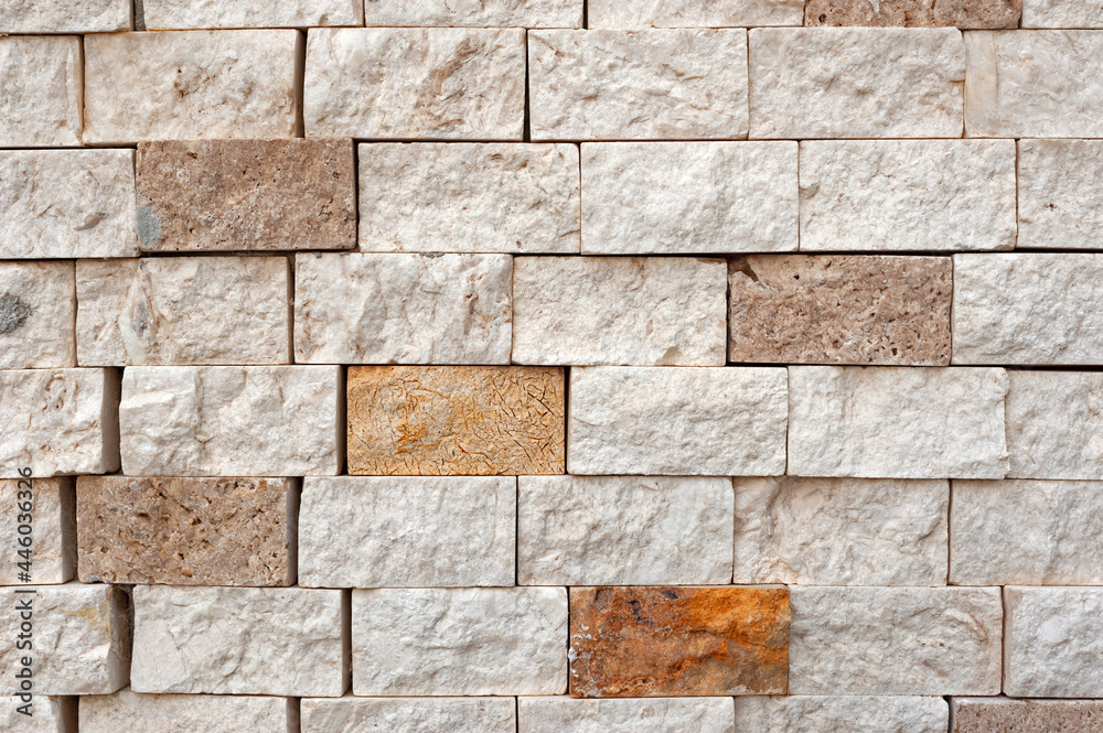 Naklejka premium Wal, stone, brick, marble