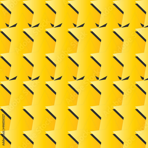 yellow star and a background with lines