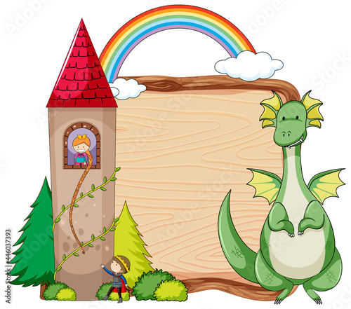 Fairy tale banner template