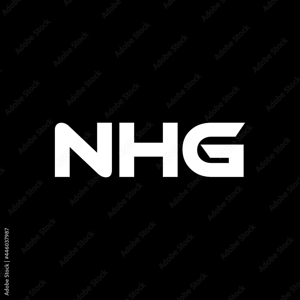 NHG letter logo design with black background in illustrator, vector logo modern alphabet font overlap style. calligraphy designs for logo, Poster, Invitation, etc. NHG letter logo design with black background in illustrator, vector logo modern alphabet font overlap style. calligraphy designs for logo, Poster, Invitation, etc.