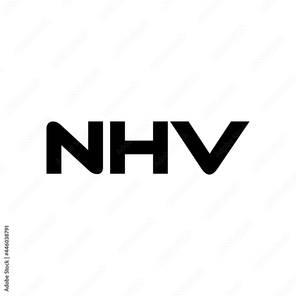 NHV letter logo design with white background in illustrator, vector logo modern alphabet font overlap style. calligraphy designs for logo, Poster, Invitation, etc. NHV letter logo design with white background in illustrator, vector logo modern alphabet font overlap style. calligraphy designs for logo, Poster, Invitation, etc.