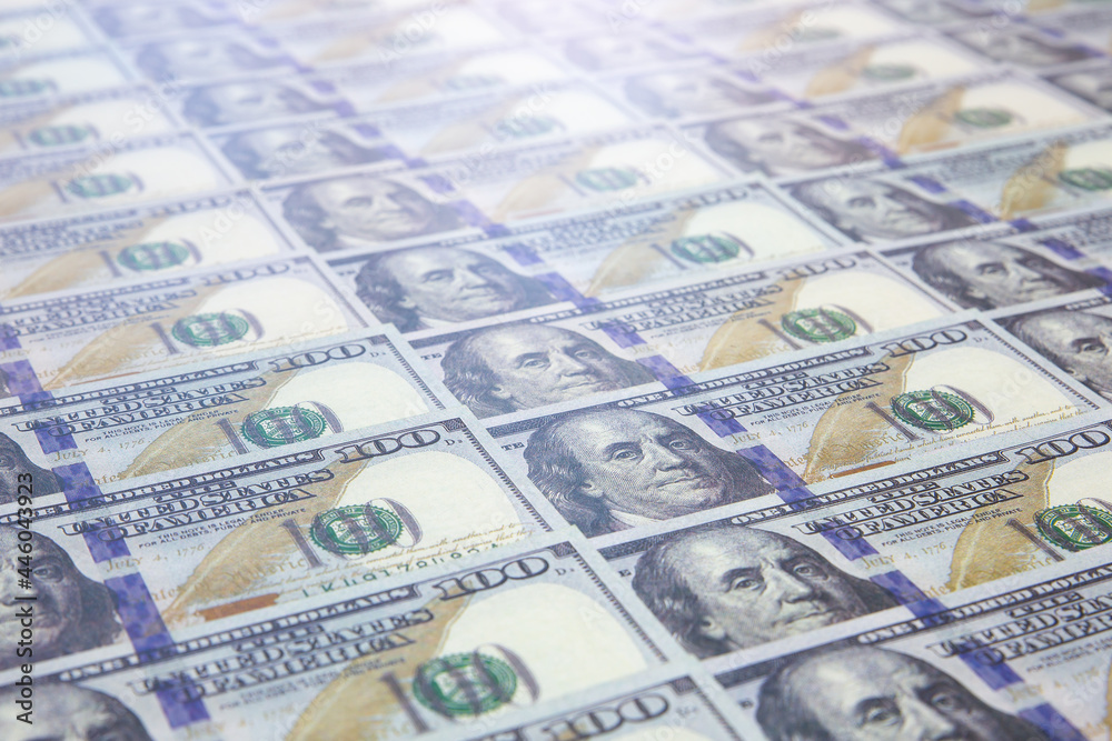 A lot of Money background. Dollars currency notes. Inflation rate. Economic crisis. Сurrency devaluation. Successful business. Close up, soft focus. A lot of Money background. Dollars currency notes. Inflation rate. Economic crisis. Сurrency devaluation. Successful business. Close up, soft focus.