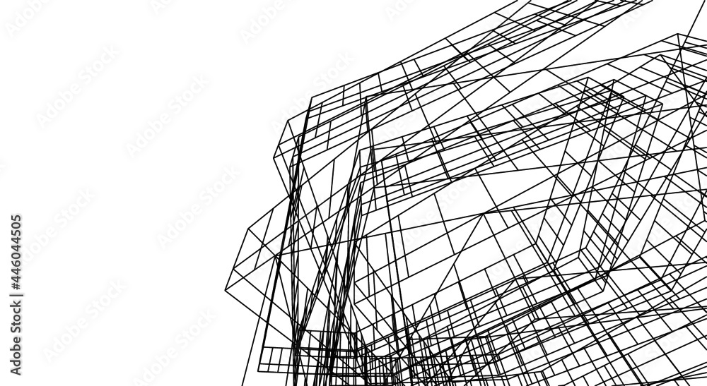 abstract architecture vector design