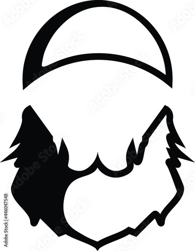 Vector of Sunnah Moslem In Islam