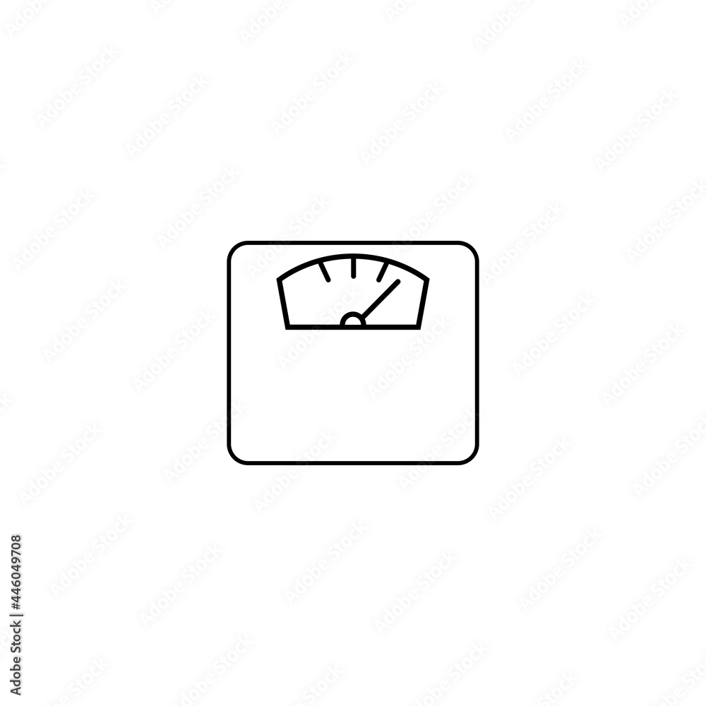 Scales icon or logo in modern line style. High quality black outline pictogram for web site design and mobile apps. Vector illustration on a white background. Scales icon or logo in modern line style. High quality black outline pictogram for web site design and mobile apps. Vector illustration on a white background.