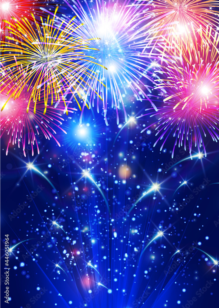 Naklejka premium 花火