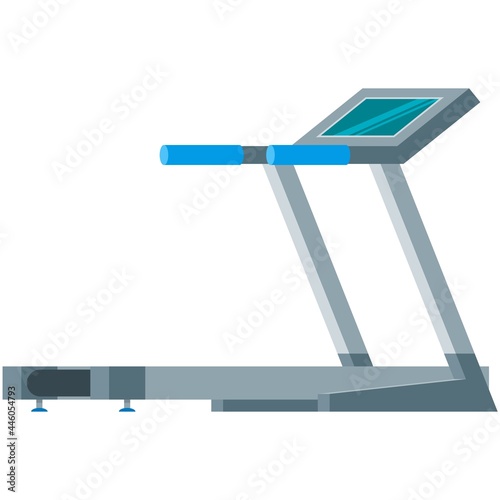 Treadmill vector illustration icon sport gym equipment