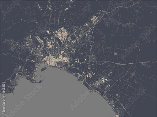 map of the city of Palma, Spain