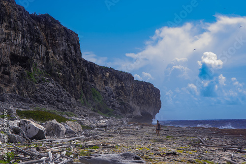 Εκτύπωση καμβά The stunning scenery presented by the bluff in Cayman Brac