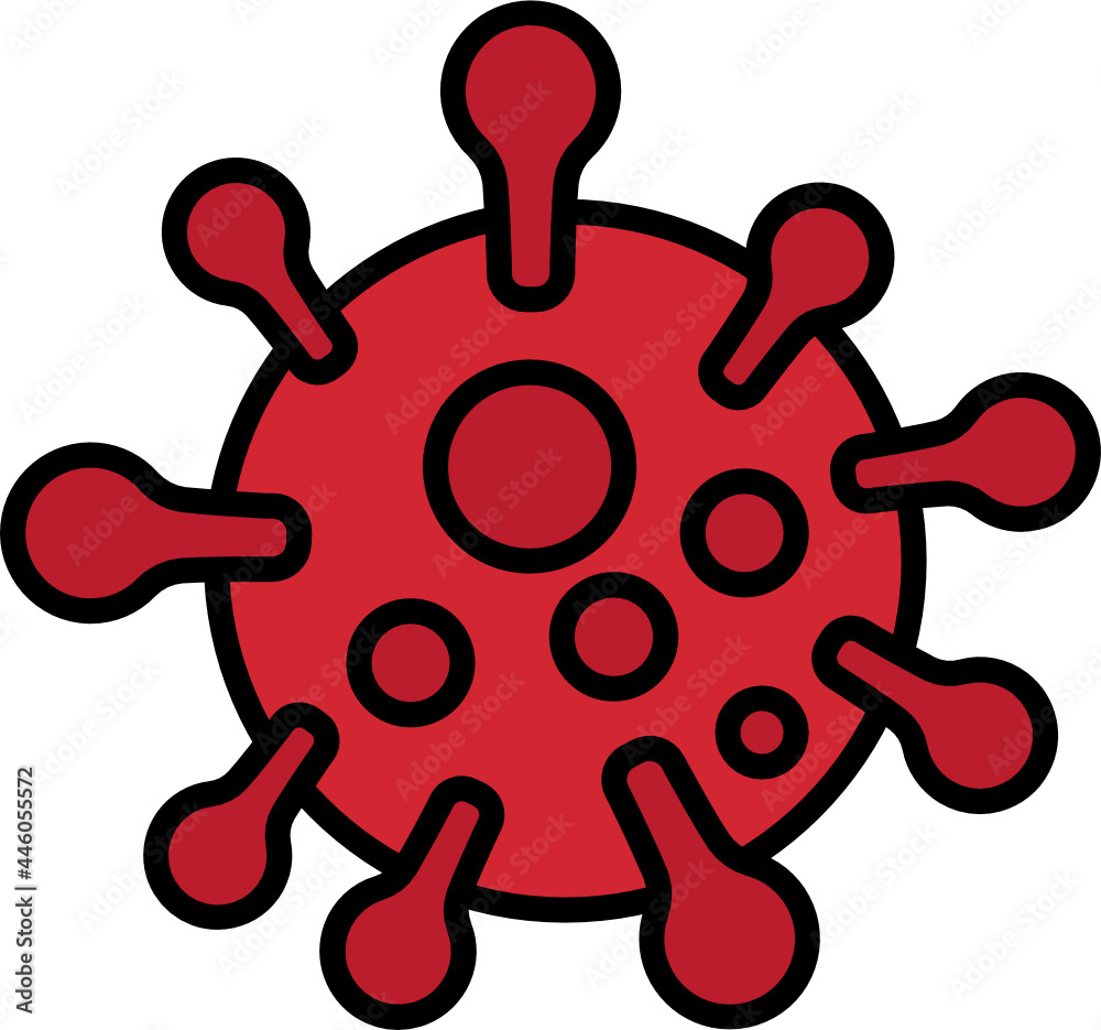 Coronavirus icon. Covid concept icon style Coronavirus icon. Covid concept icon style