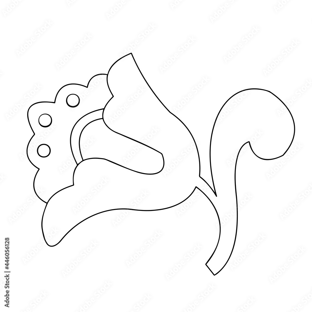 Patterned curls close-up on a white background. Fragments of vector graphics. Material for creating ornaments and seamless designs. Patterned curls close-up on a white background. Fragments of vector graphics. Material for creating ornaments and seamless designs.