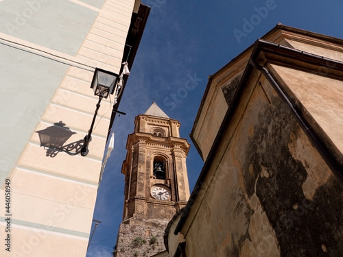 the cathedral of Santa Maria Assunta in Ventimiglia, Liguria, Italy