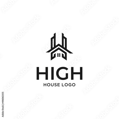 House Real Estate Building Apartment Premium Elegant Luxury logo design