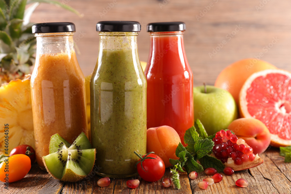 fruit juice, bottle of smoothie fruit juice, bottle of smoothie