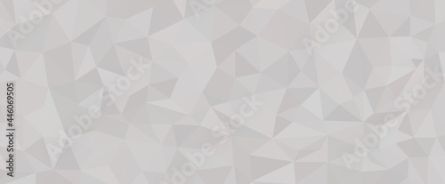 Obraz na płótnie Wide grey abstract background with triangular network w salonie