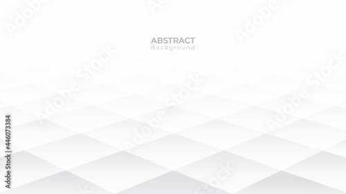 Abstract modern hexagon background. White and grey honey pattern geometric texture. Vector art illustration 