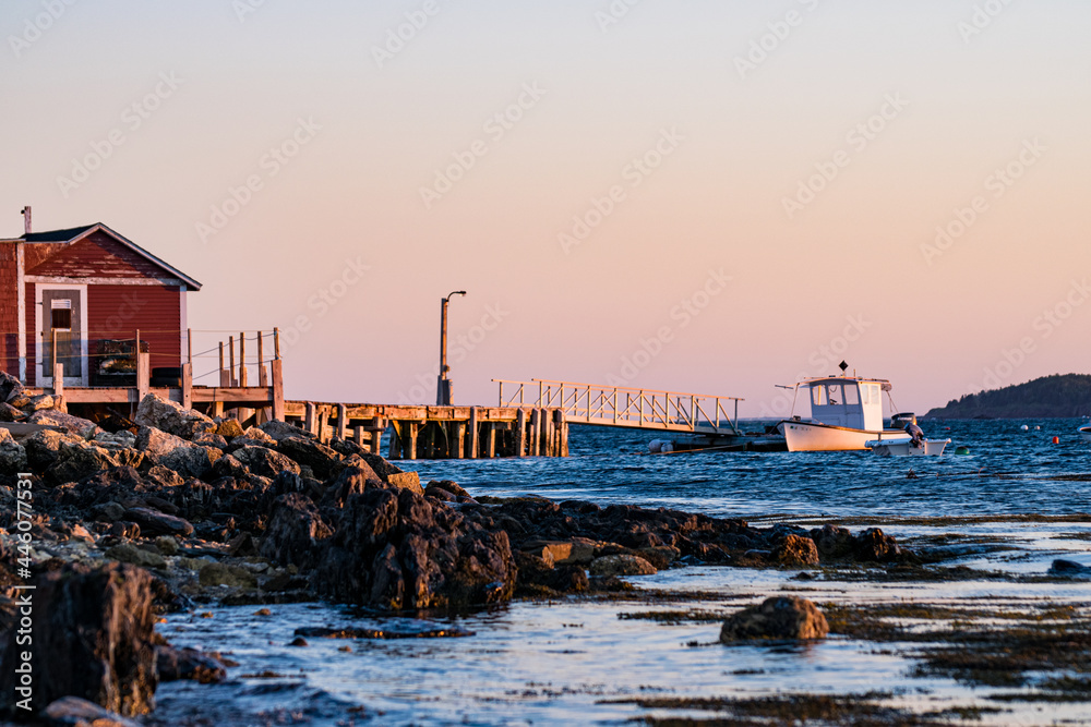 New England shoreline
