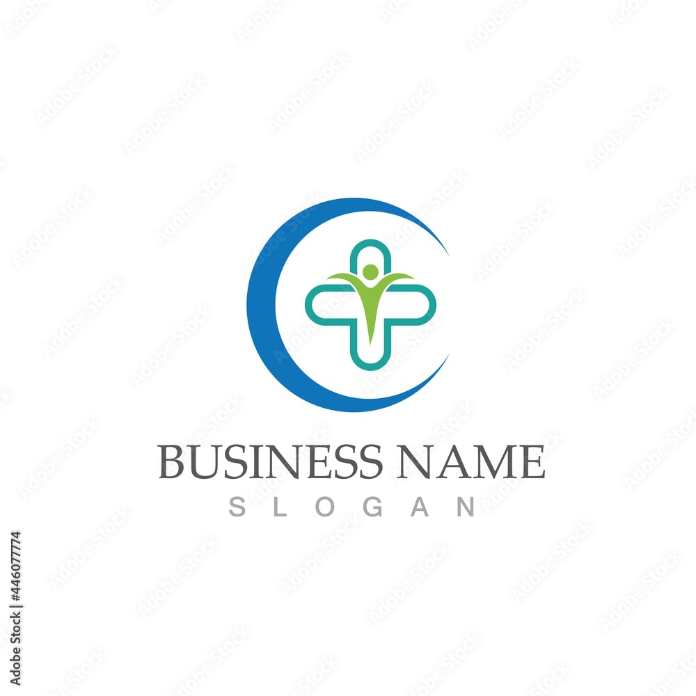 health medical logo design health medical logo design