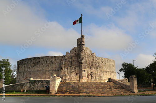 The Monument to the Fatherland in Merida, Mexico photo