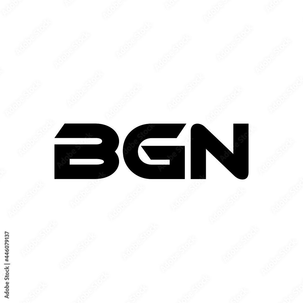 BGN letter logo design with white background in illustrator, vector logo modern alphabet font overlap style. calligraphy designs for logo, Poster, Invitation, etc. BGN letter logo design with white background in illustrator, vector logo modern alphabet font overlap style. calligraphy designs for logo, Poster, Invitation, etc.