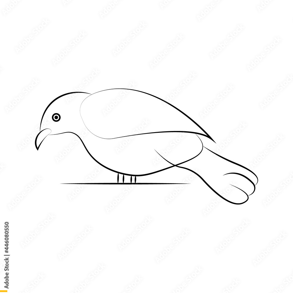 Bird Line Art vector Logo Design for Business and Company Bird Line Art vector Logo Design for Business and Company