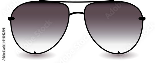  Dark rimmed sunglasses