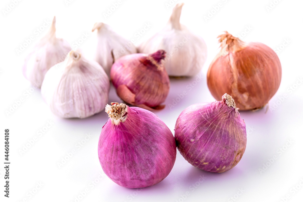 Fototapeta premium Onion on white background