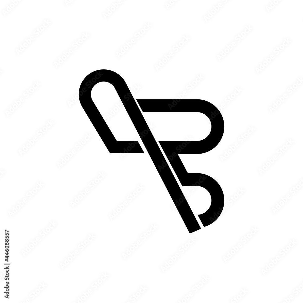 Abstract initial letter mark t logo design on white background Abstract initial letter mark t logo design on white background