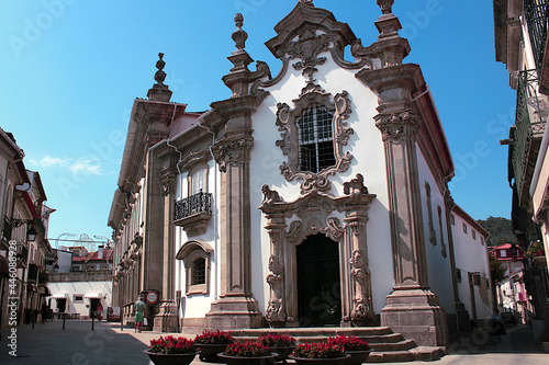 The Malheira Chapel in Viana do Castelo, a typical example of northern Portuguese classic baroque church