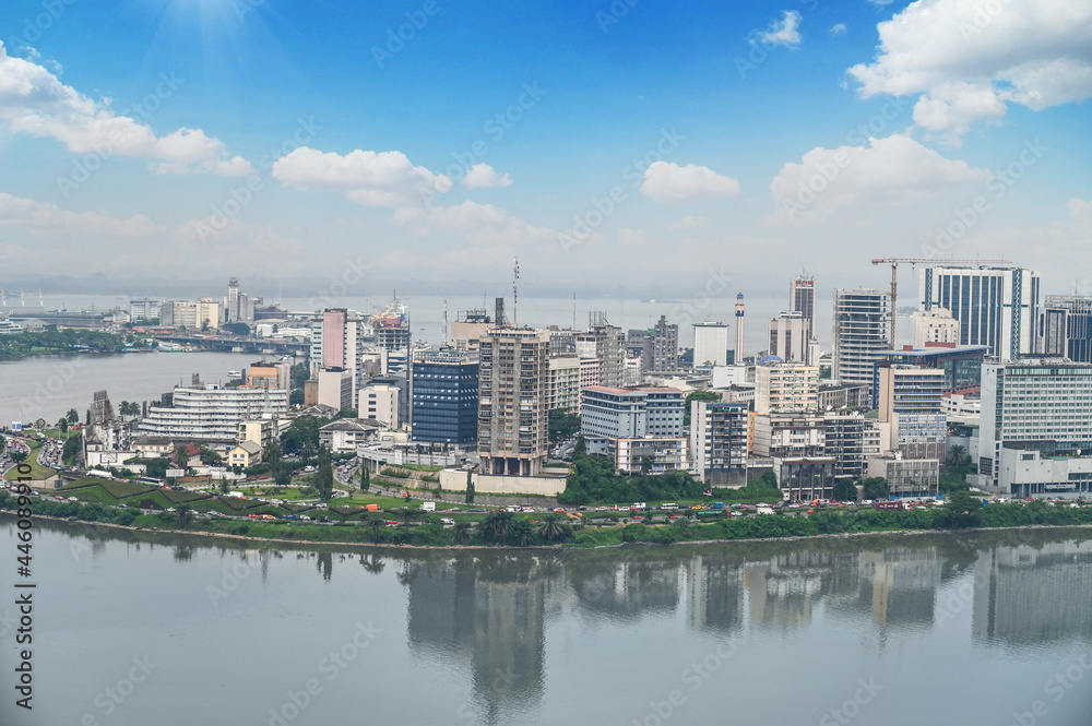 view of the city, abidjan plateau Photos Adobe Stock