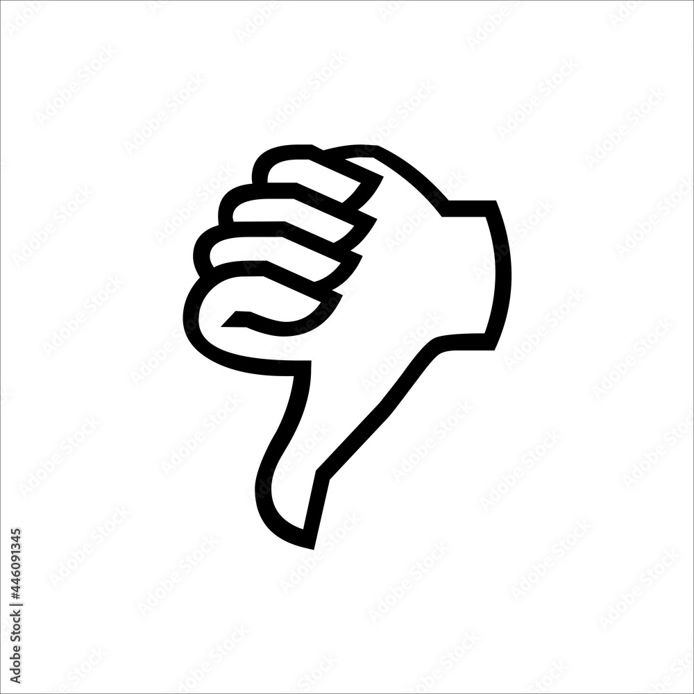 Fingers line icons design vector. Fingers line icons design vector.