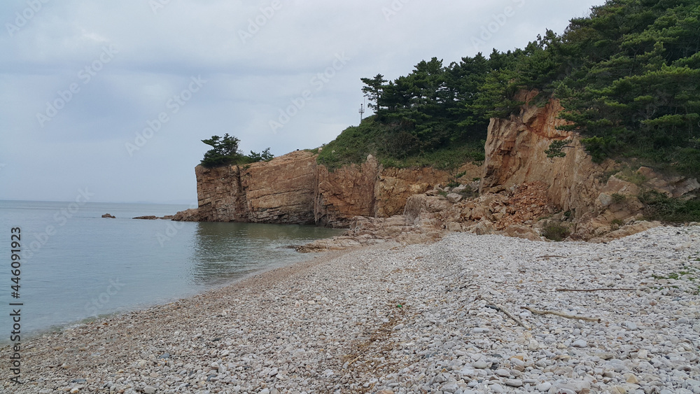 한국 연평도 바다 해변
