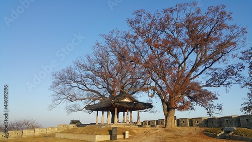 Obraz na płótnie 한국의 여행지 연미정 w salonie