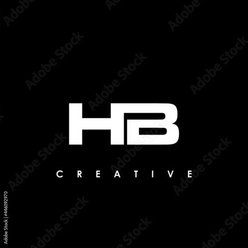 HB Letter Initial Logo Design Template Vector Illustration