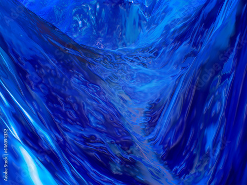 Abstract bright liquid gradient. 3d rendering.