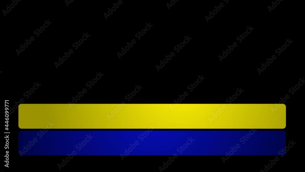 Yellow and blue colored animated news bar in high resolution, alpha channel transparent background.
Yellow and blue colored animated news bar in high resolution, alpha channel transparent background.