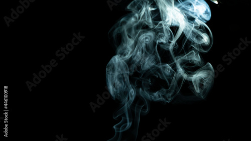 Incense Sticks Smoke in Night