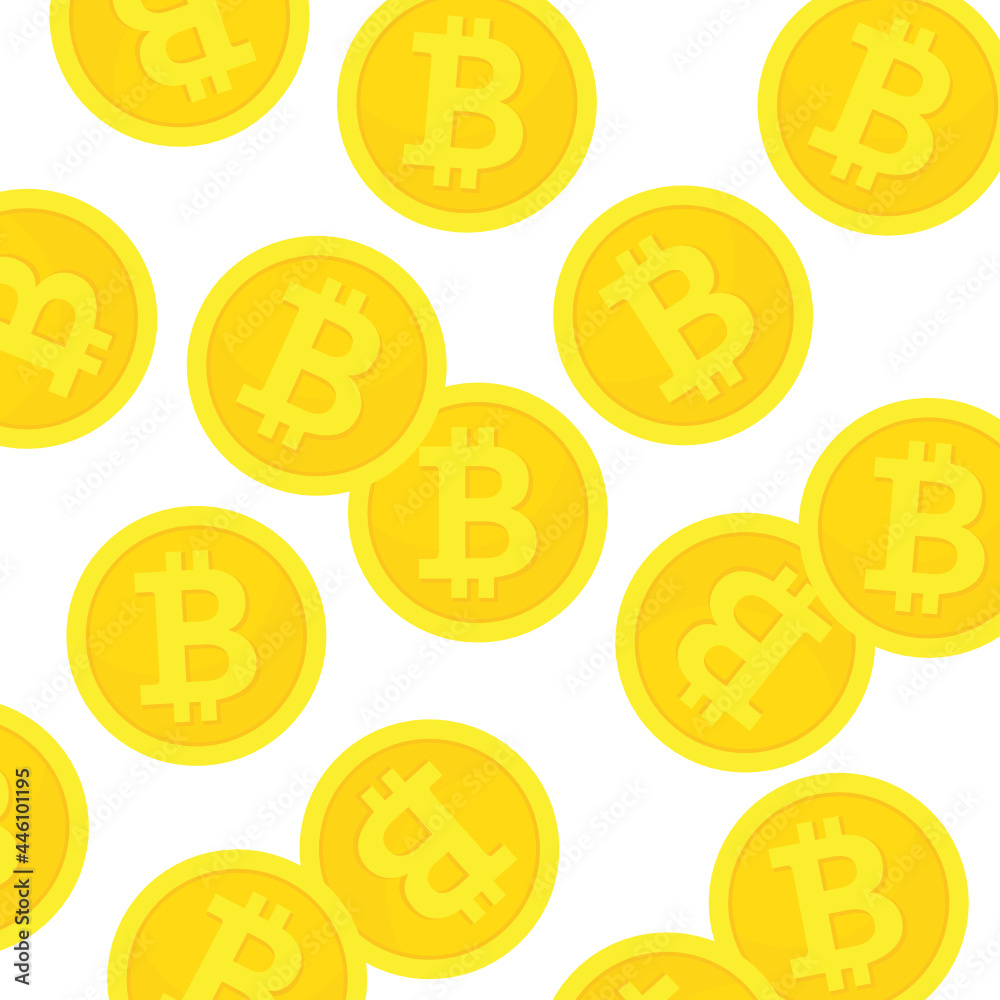 Investment Coin, Bitcoin Icon, Bitcoin Background, Money Symbol, Stock Market, Bitcoin, Virtual Crypto Currency Flat Vector Illustration Background Investment Coin, Bitcoin Icon, Bitcoin Background, Money Symbol, Stock Market, Bitcoin, Virtual Crypto Currency Flat Vector Illustration Background