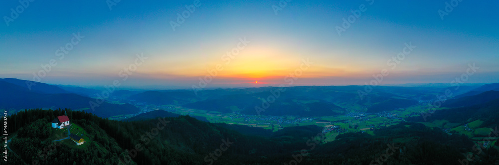 sunrise in the mountains sunrise in the mountains